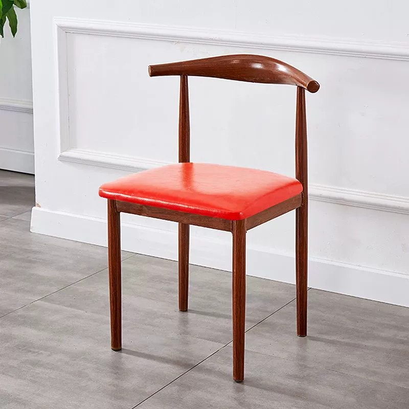 Ghế ăn sắt sừng ghế lưng hiện đại đơn giản sáng tạo phân nhà internet người nổi tiếng cà phê giản dị nhà hàng bàn ghế 