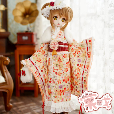 taobao agent [Tang Opera BJD] Clothing [Meow House] Spring の Sakura 4 points MDD baby clothes vibrate kimono kimono