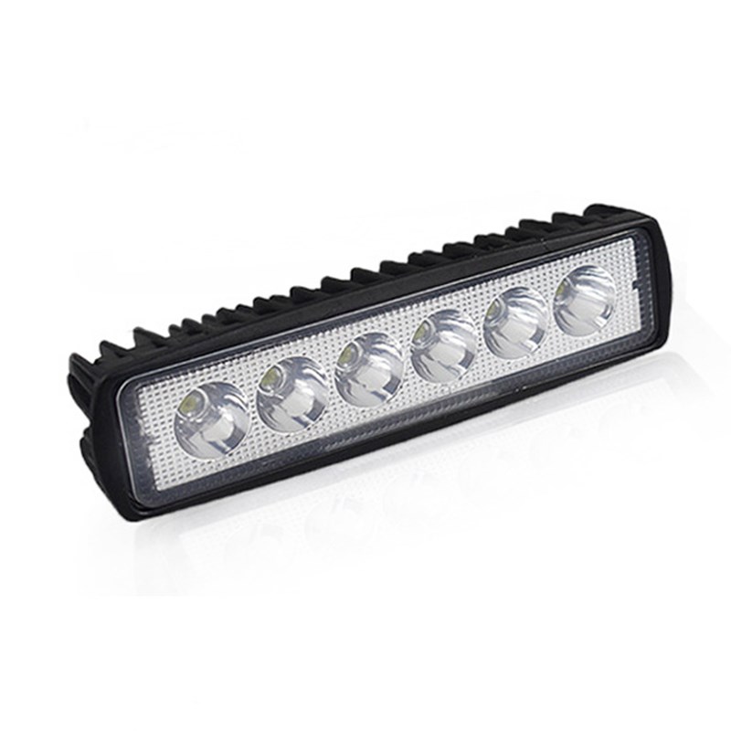 6LED 18W Work Light Bar DRL Driving Fog Spot Lamp For Offroa (1627207:3327837:Color classification:black)