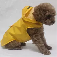 Pet Raincoat Packable Hooded Dog Rain Jackets Reflective