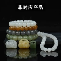 Ювелирные украшения Zhiling Hetian Jade Bracelet Одинокий кружок Многогранный рука украшения шейки матки