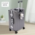 vali samsonite vải Vali đa năng dành cho nữ, khung nhôm, hộp đựng xe đẩy học sinh mới, vali mật khẩu chắc chắn bền bỉ cho nam, vali lên máy bay vali keo du lich cao cap vali samsonite 