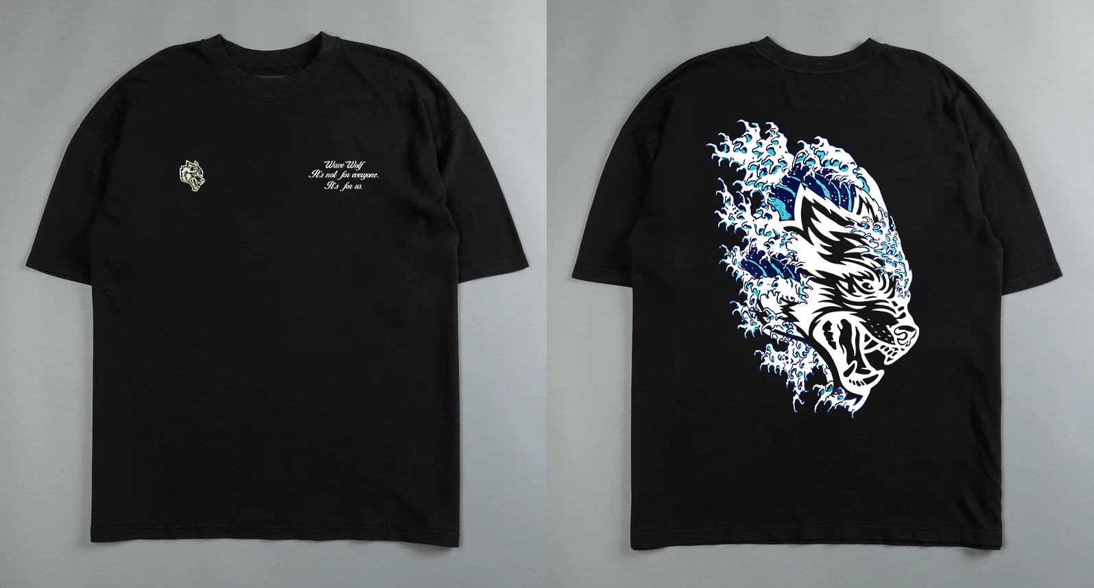 [Darc Wolf Спорт футболки Oversized графика DTG печать техника]