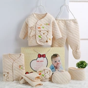 Bộ quà tặng quần áo cotton cho bé 0-3 tháng tuổi Sản phẩm sơ sinh cho bé sơ sinh Daquan mùa đông