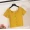 2018 new retro Hồng Kông hương vị quảng trường cổ áo sơ mi ins slim màu rắn t-shirt bạn gái ngắn tay T-Shirt nữ mùa hè áo len nữ