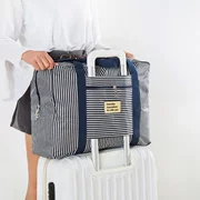 Túi lưu trữ du lịch oxford vải không thấm nước lớn gấp di động túi quần áo túi xe đẩy trường hợp hoàn thiện mua sắm túi