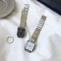 Часы, металлический ремешок для часов, в корейском стиле, простой и элегантный дизайн, 2021 года