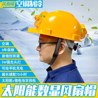 Вентилятор, безопасный охлаждающий шлем на солнечной энергии для взрослых