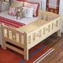 Trang chủ Trẻ em Giường công chúa Giường ray nhỏ Giường gỗ Đầu giường Ba mặt Giường tầng Giường ấm - Giường giường ngủ có ngăn kéo