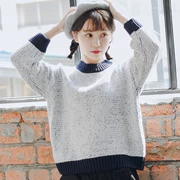 Mùa thu đông 2018 nữ mới 2018 mặc ngoài học sinh ngắn áo len Hàn Quốc áo len retro - Cộng với kích thước quần áo