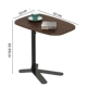 ban tra dien Đơn giản có thể nâng lên ghế sofa phòng khách bàn phụ phòng ngủ bàn đầu giường ban công di động bằng gỗ hình chữ C chiều cao bàn cà phê nhỏ bàn trà thông minh kết hợp bàn ăn bàn trà kính