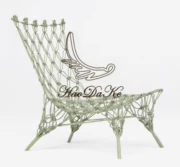 Haoda Ke sáng tạo cổ điển knot rope lưới thiết kế ghế cổ điển giải trí ghế sofa lưới mô hình ghế đồ nội thất phòng
