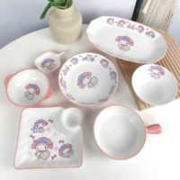 Японский розовый милый керамический песок, посуда домашнего использования
