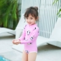 Áo tắm chống nắng cho bé gái dài tay, áo tắm cho bé gái nhỏ bé 1-3 tuổi Đồ bơi trẻ em Hàn Quốc bikini bé gái