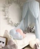 Ins gió Hàn Quốc retro Công chúa muỗi giường lưới pendant mặt dây chuyền trang trí giường trẻ em sách tín dụng vòm tròn giường - Bed Skirts & Valances Bed Skirts & Valances