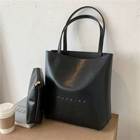 Вместительная и большая сумка через плечо, модная сумка на одно плечо, в корейском стиле