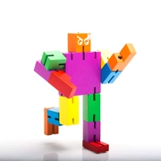 Wood Variety Rubiks Cube Robot Biến dạng Gỗ Thông minh Sáng tạo Giải nén Đồ chơi Sinh nhật Quà tặng Giáng sinh