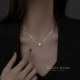 Подвеска, ожерелье, серебро 925 пробы, 8mm