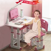 Nhật Bản mua bàn học cho trẻ em có thể nâng và hạ học sinh viết bàn và ghế đặt kết hợp tủ sách cho trẻ em - Phòng trẻ em / Bàn ghế
