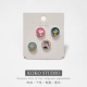 KOKO Cartoon Trâm Cô gái Nhật Bản dễ thương Meng Stiker Set Pin Cặp phụ kiện Trang sức - Trâm cài