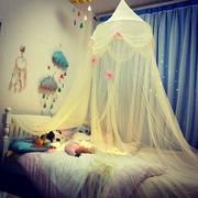 Cô gái tim trong giấc mơ giường 幔 phòng ngủ giường net màu đỏ công chúa 幔 trẻ em trần phòng lều lưới muỗi