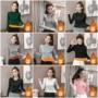 Phiên bản Hàn Quốc của mùa xuân và thu đông 2019 mới nửa cổ cao và áo len cashmere nữ Slim là áo len dệt kim mỏng ấm áp áo len thổ cẩm