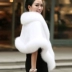 2017 mới nữ lông khăn choàng lông chồn lông siêu fox fur collar cloak chống mùa giải phóng mặt bằng đặc biệt chế biến áo phao lót lông Faux Fur
