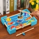 Câu cá trẻ em bằng gỗ nhà chơi mầm non giáo dục cá đồ chơi động vật phù hợp với cá từ đồ chơi bằng gỗ