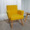 Sofa vải đơn màu vàng nổ Nội thất Bắc Âu căn hộ nhỏ phòng ngủ móng tay phòng khách cá tính hiện đại ghế tại chỗ - Hair Salon / Nội thất làm đẹp