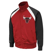 Quần áo bóng rổ áo khoác thể thao Bulls áo khoác nam màu đỏ mùa thu và mùa đông mặc học sinh thêu áo ấm áo ngoài trời