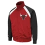 Quần áo bóng rổ áo khoác thể thao Bulls áo khoác nam màu đỏ mùa thu và mùa đông mặc học sinh thêu áo ấm áo ngoài trời áo khoác mũ lông nữ
