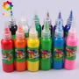 12 màu sắc có thể giặt màu nước sơn mẫu giáo nghệ thuật thủ công và bức tranh sơn cung cấp ngón tay sơn dầu 60ml bút mực tím