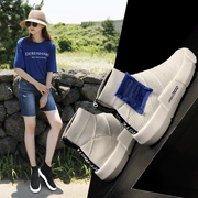 Giày thể thao nữ 2018 mới của Hàn Quốc phiên bản của lưới thoáng khí giày trắng nữ Harajuku đáy dày cao để giúp hoang dã giày chạy