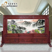 Tùy chỉnh Trung Quốc màn hình gỗ rắn phân vùng phòng khách khách sạn hiên công ty chạm khắc cảnh quan đơn vị văn phòng màn hình - Màn hình / Cửa sổ