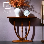 Square inch đơn giản hiện đại tinh khiết gỗ hiên tủ phân vùng Trung Quốc retro foyer trang trí nội thất Wujinmu đồ nội thất - Bàn / Bàn