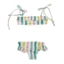 [Official authentic] Hugo Loves Tiki 18 màu áo tắm sọc chia bikini hai màu có sẵn - Đồ bơi trẻ em Đồ bơi trẻ em