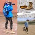 18 giày đi bộ của phụ nữ du lịch xuyên quốc gia giày đi bộ đường dài sa mạc khởi động ngoài trời của phụ nữ khởi động mặc kháng không trượt không thấm nước bốt cao Khởi động ngoài trời