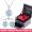 [Blue Diamond] S925 Silver Ear Stud Necklace Bracelet Three piece Set+Rose Gift Box