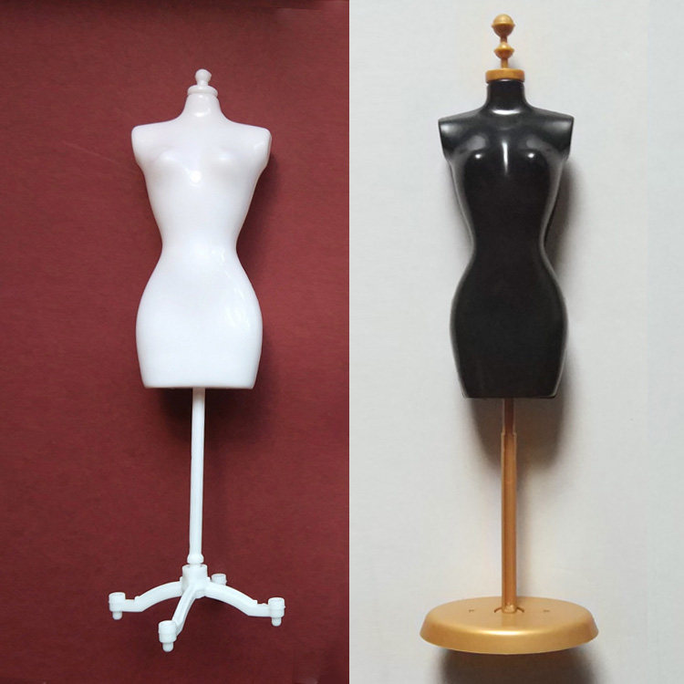 6分巴芘娃娃人形模特衣架站立支架成衣模特服装设计师道具