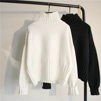 Белый цветной короткий свитер, свежий трикотажный лонгслив, пуховик, оверсайз, популярно в интернете