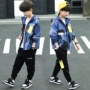Quần áo bé trai mùa thu 2019 mới to boy boy xuân và thể thao mùa thu gas nước ngoài phiên bản Hàn Quốc của quần áo thủy triều - Phù hợp với trẻ em váy trẻ em hàn quốc