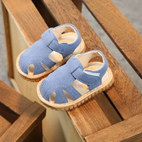 Детские сандалии, нескользящая детская обувь для раннего возраста для девочек, 0-1-2 лет, мягкая подошва