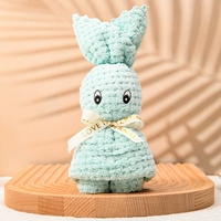 Зеленый кролик, полотенце, 30×30см