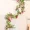 Hoa treo tường nho phòng khách góc nho trong nhà lá mía ghế mô phỏng trang trí hoa giả cây quanh co - Hoa nhân tạo / Cây / Trái cây giả hạc hoa hồng đỏ