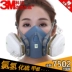3M7502 Mặt nạ phòng độc chống bụi hóa học khí axit phun sơn khí hóa học thuốc trừ sâu formaldehyde mặt nạ bảo vệ mặt nạ hàn xì 