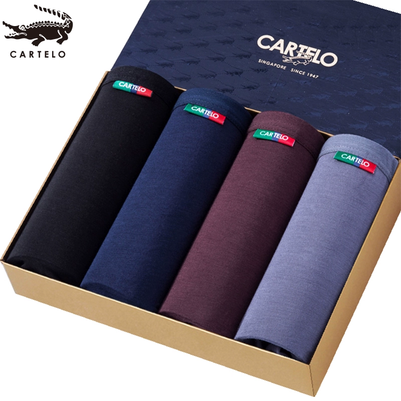 4 hộp quà tặng của Cá sấu Cardile Tóm tắt Boxer - Nam giới