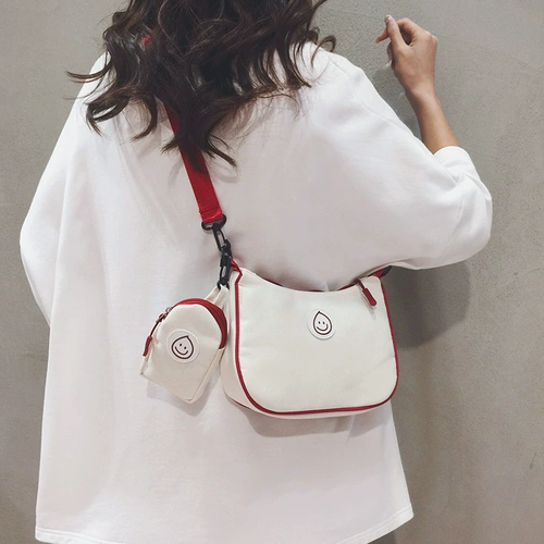 Японский трендовый модный шоппер, сумка для телефона, нейлоновая сумка на одно плечо, в корейском стиле