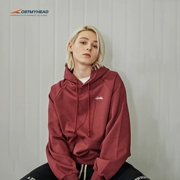 Thủy triều LISA LOSTMYHEAD rượu vang đỏ nhiều màu thông lỏng 垮 áo len trùm đầu pp người yêu nhà hoodies