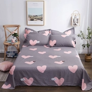 mảnh 100 Khăn% cotton duy nhất của bông 1,5m m 1,8 m 2 m nam và nữ ký túc xá sinh viên độc thân hoặc tờ đúp danh sách - Khăn trải giường