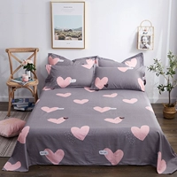 mảnh 100 Khăn% cotton duy nhất của bông 1,5m m 1,8 m 2 m nam và nữ ký túc xá sinh viên độc thân hoặc tờ đúp danh sách - Khăn trải giường ga trải nệm